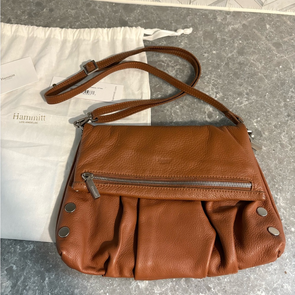 Hammitt Brown Leather Crossbody Bag